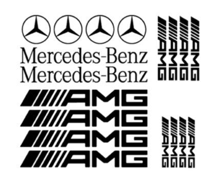 sticker autocollant Mercedes amg 2 YOMQF