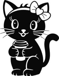 sticker autocollant chat animaux 6 AZUMA