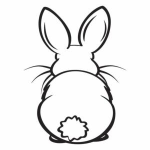 sticker autocollant lapin animaux 7 ADO6Z