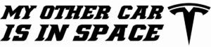 sticker autocollant Tesla 4 YYTW5