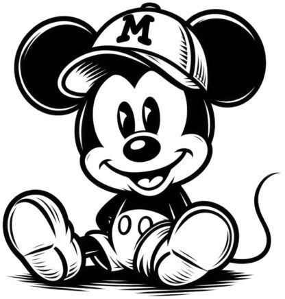 sticker autocollant Héro Mickey Disney 7 OQOOC