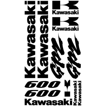 Sticker kit kawasaki gpz 600 moto  KMK5