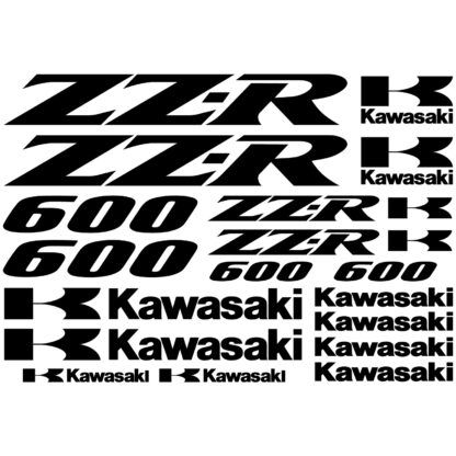 Sticker kit kawasaki zz-r 600 moto  KMK17