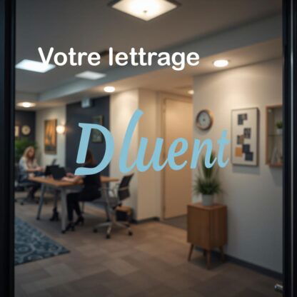 Lettrage sur mesure couleurs classiques