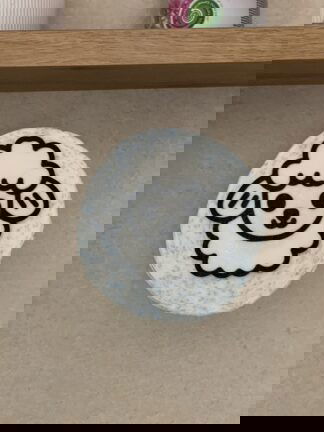 support 3D mural de papier wc mouton 24GW4