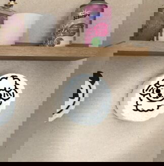 support 3D mural de papier wc mouton 24GW4