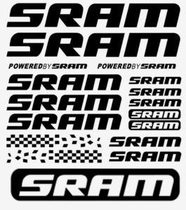 sticker autocollant kit sram vélo bike XTB7D