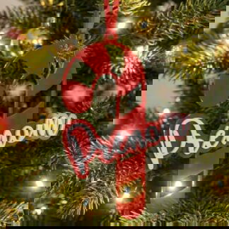 3D Décoration noël avec prénom sucre d’orge BSKW0