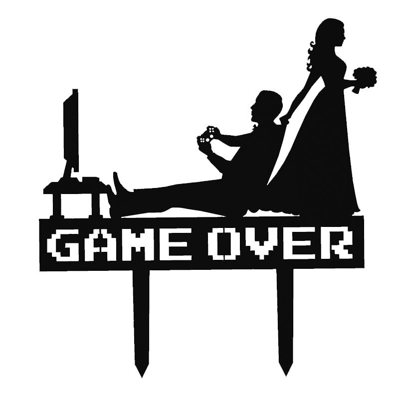 3D topper cake mariage