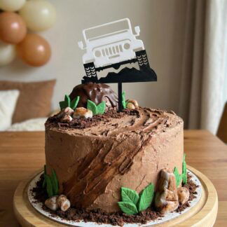 3D cake topper jeep